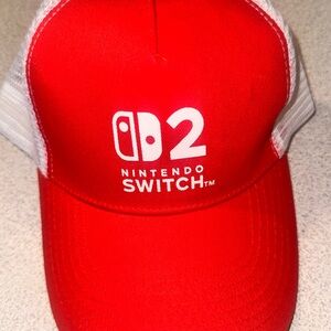 Nintendo Switch 2 Hat Trucker Hat Exclusive Promo Best Buy Worn Once
